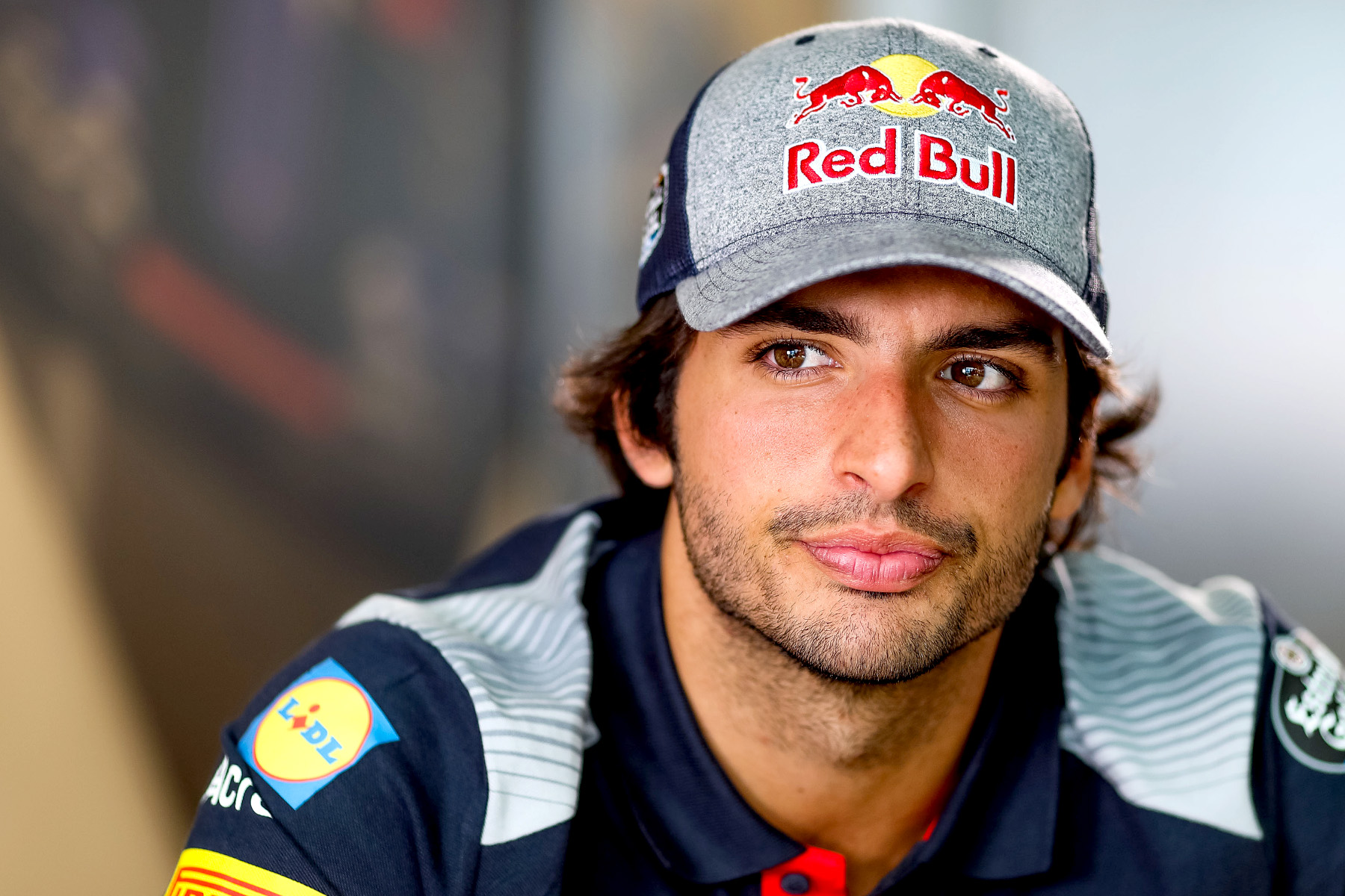 Carlos Sainz at the 2017 British Grand Prix.