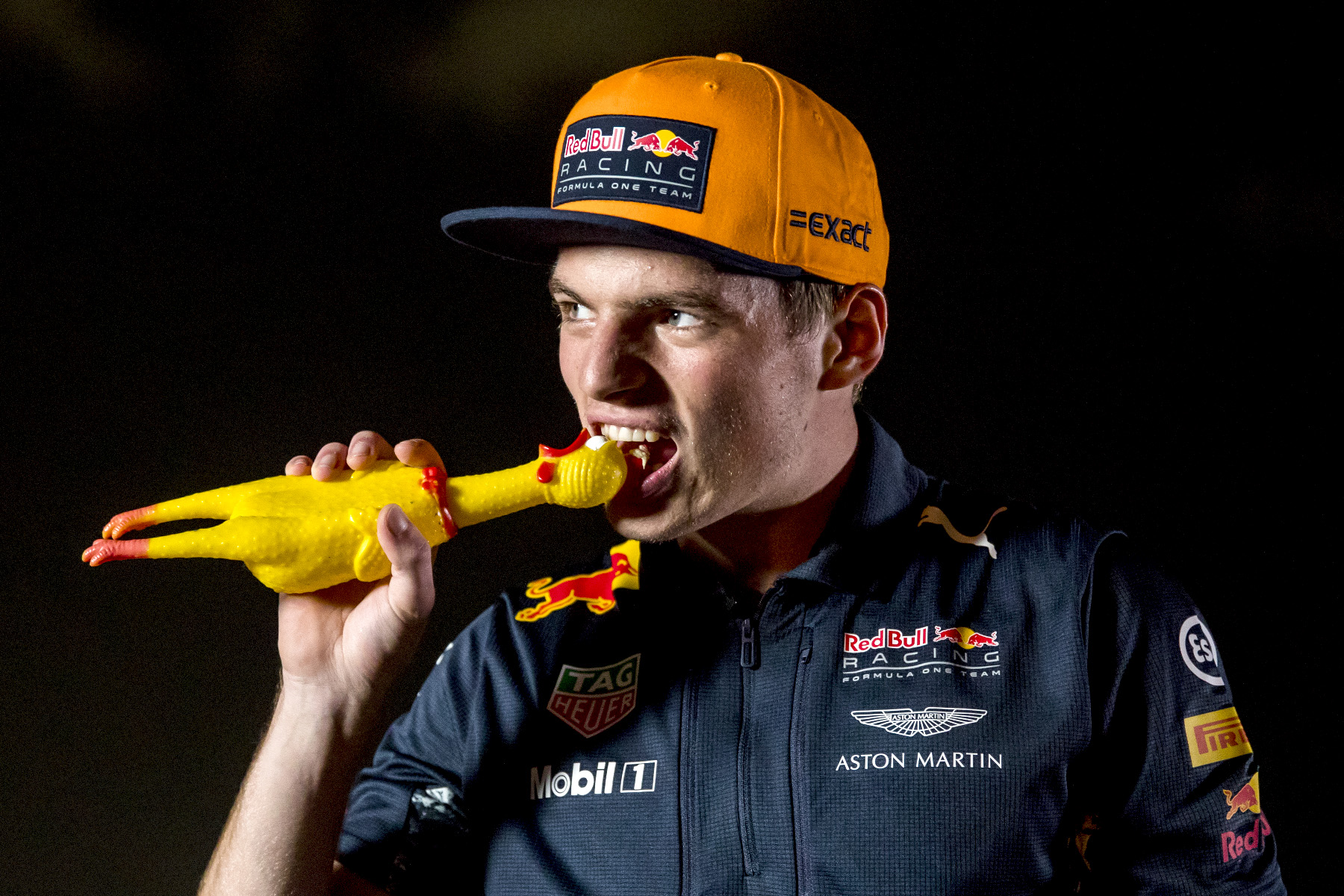 Max Verstappen at the 2017 Singapore Grand Prix.