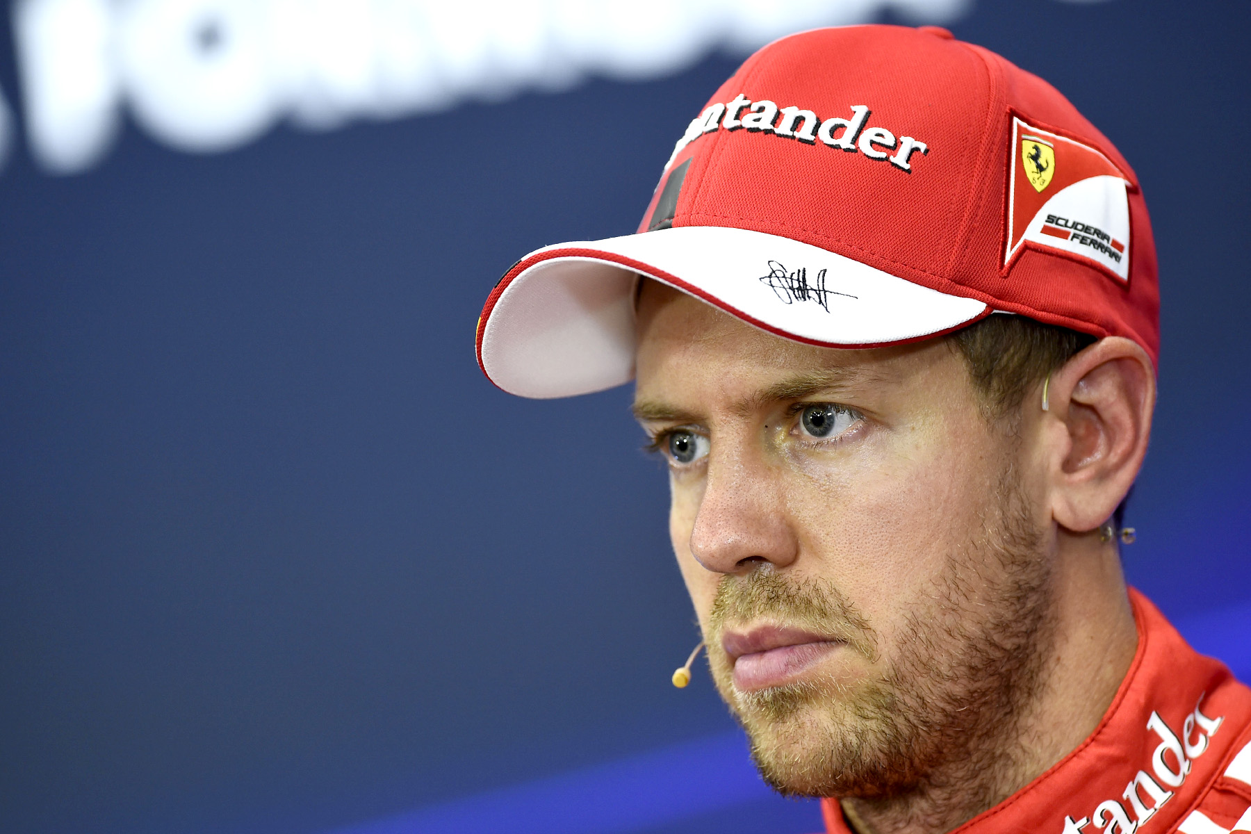 Sebastian Vettel at the 2017 Japanese Grand Prix.