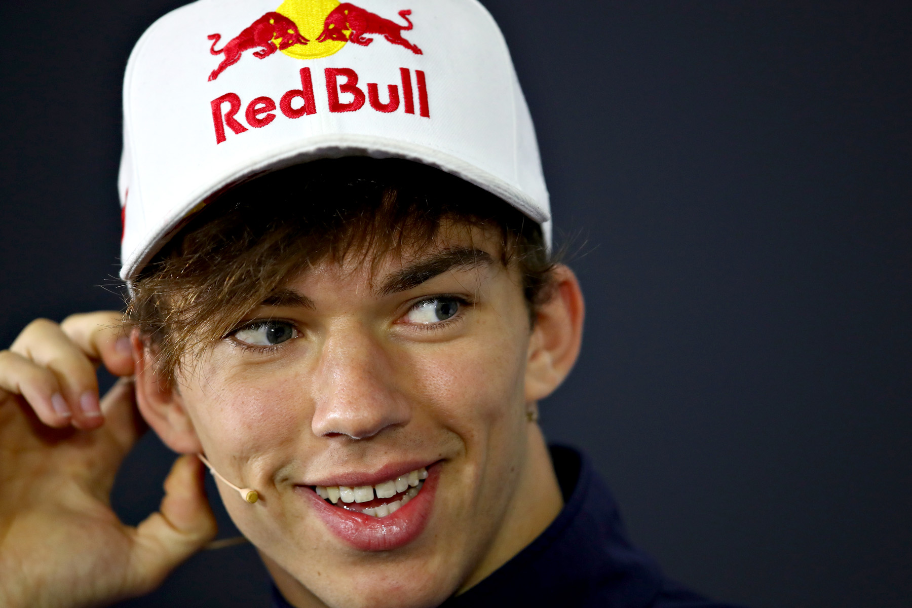 Pierre Gasly in the Thursday press conference at the 2018 Chinese Grand Prix.
