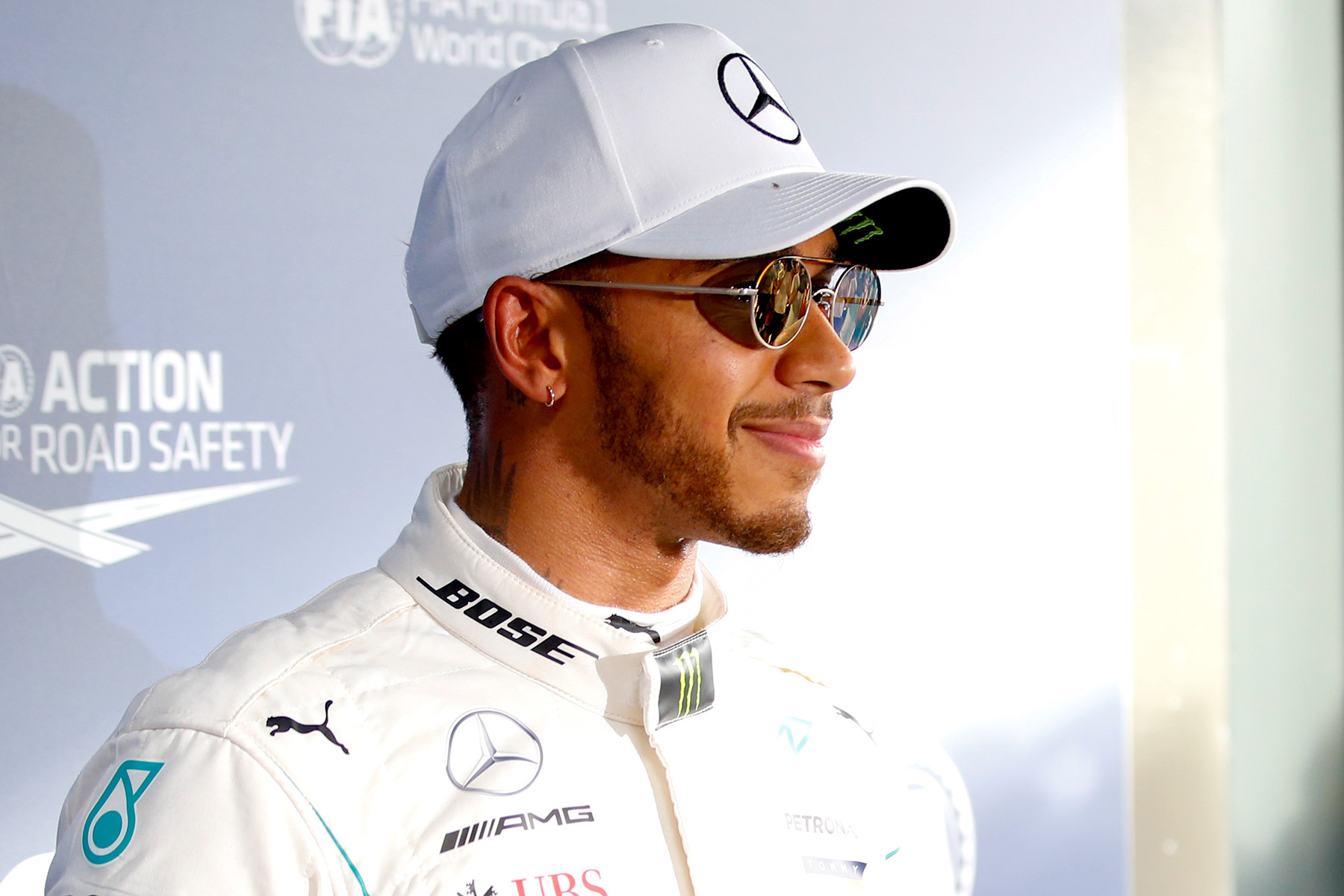 Lewis Hamilton at the Australian Grand Prix.