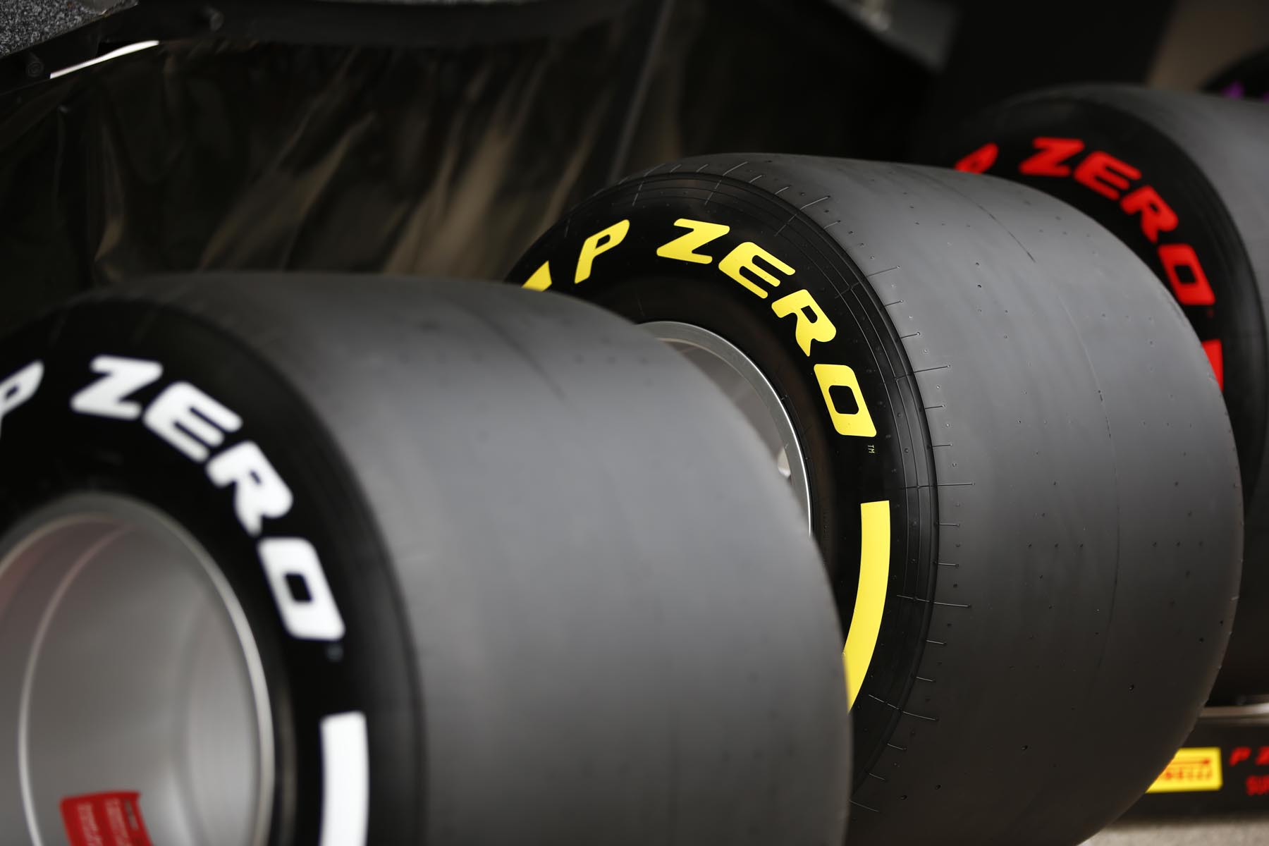 Pirelli's medium, soft and supersoft-compound tyres at the 2018 Spanish Grand Prix.