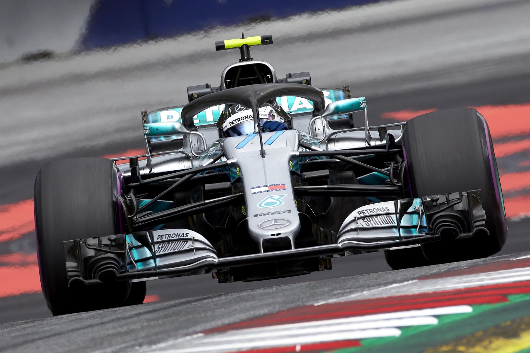 Valtteri Bottas on track at the 2018 Austrian Grand Prix.
