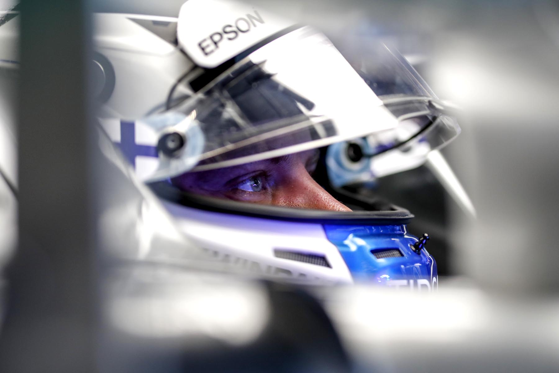 Valtteri Bottas in his car at the 2018 United States Grand Prix.