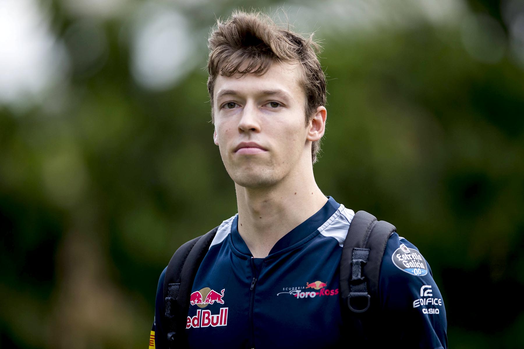 Daniil Kvyat when driving for Toro Rosso in 2017.