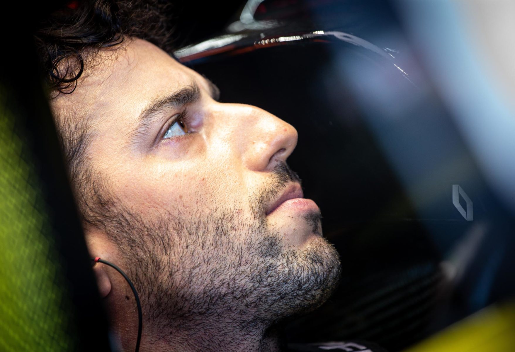 Daniel Ricciardo in his Renault