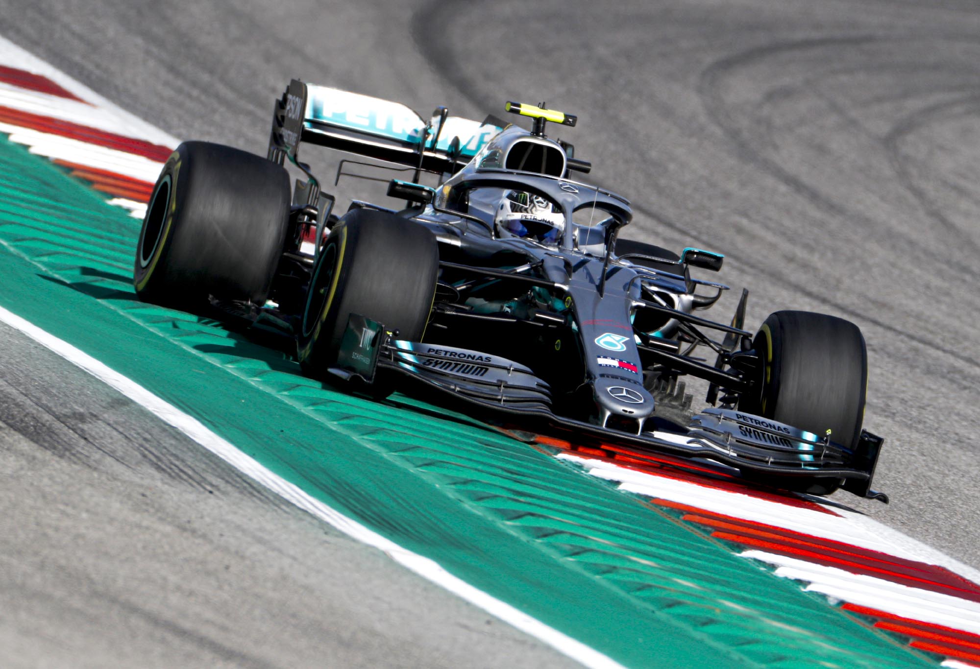 Valtteri Bottas on track at he 2019 United States Grand Prix